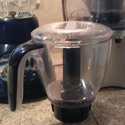 Oster 12 speed blender with a nice Compact Breville Juice Fountain