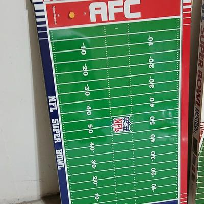 Vintage metal Working Super Bowl NFL Electric Football Original Box Super Bowl