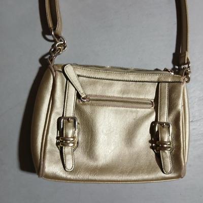 Two hats, each with a purse