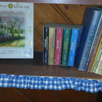 Variety of books - Thomas Kincaide - Web Griffen - and more
