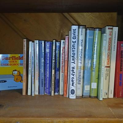 Story books - Garfield - David Duchovny - Agatha Christi and other greats!