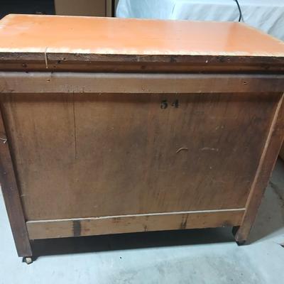 Vintage art deco 3 drawer chest of drawers