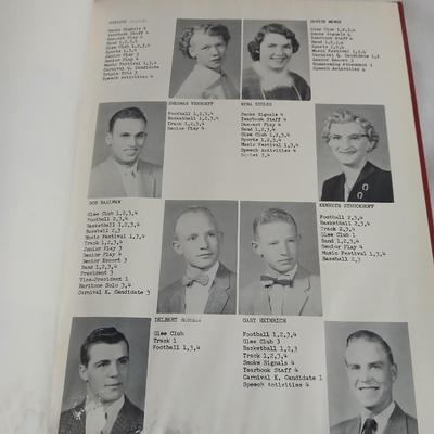 Vintage Yearbooks - 1928 Bear Tracks - 1954 Kansas City "The Warriors"