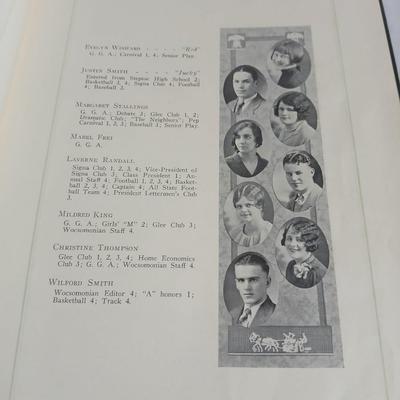 Vintage Yearbooks - 1928 Bear Tracks - 1954 Kansas City "The Warriors"