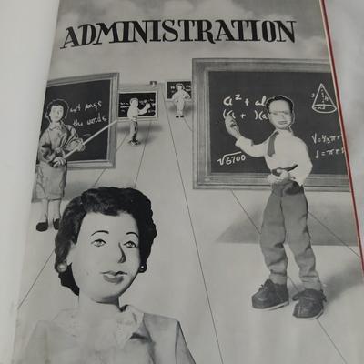 Vintage Yearbooks - 1928 Bear Tracks - 1954 Kansas City "The Warriors"