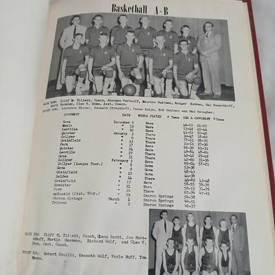 Vintage Yearbooks - 1928 Bear Tracks - 1954 Kansas City "The Warriors"