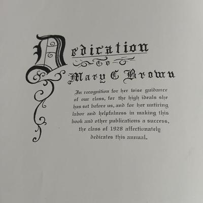 Vintage Yearbooks - 1928 Bear Tracks - 1954 Kansas City "The Warriors"