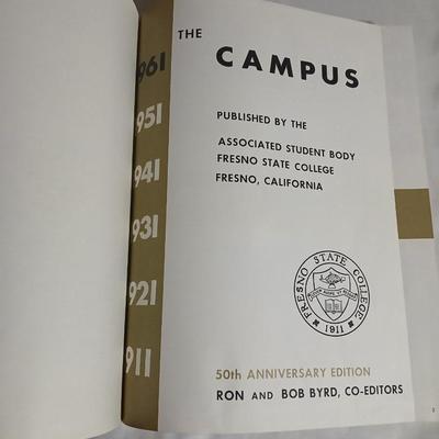 Fresno High School yearbooks - Fresno California 1961 - 1962- and 40-year reunion booklet