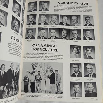 Fresno High School yearbooks - Fresno California 1961 - 1962- and 40-year reunion booklet