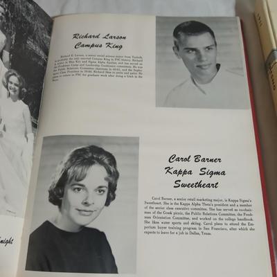 Fresno High School yearbooks - Fresno California 1961 - 1962- and 40-year reunion booklet