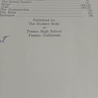 1955, 1956 & 1957 OWL yearbooks Fresno California high school