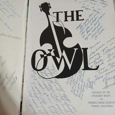 1955, 1956 & 1957 OWL yearbooks Fresno California high school