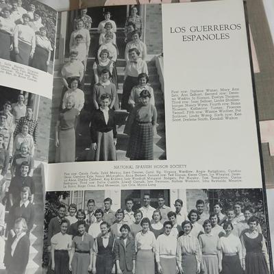 1955, 1956 & 1957 OWL yearbooks Fresno California high school