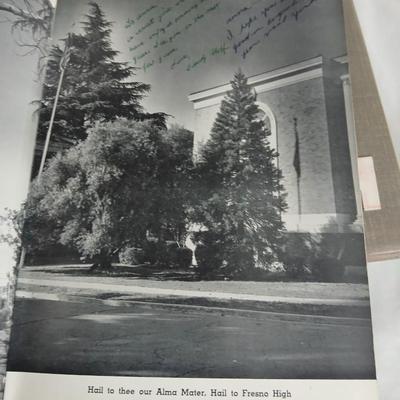 1955, 1956 & 1957 OWL yearbooks Fresno California high school