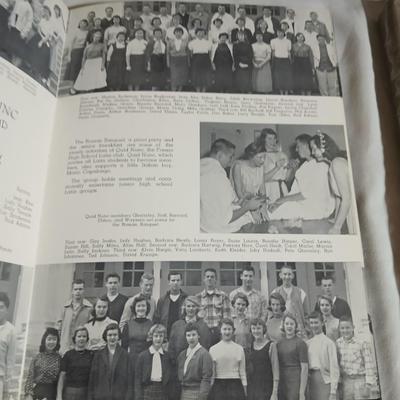 1955, 1956 & 1957 OWL yearbooks Fresno California high school