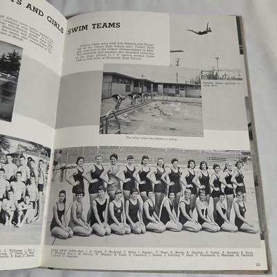 1955, 1956 & 1957 OWL yearbooks Fresno California high school