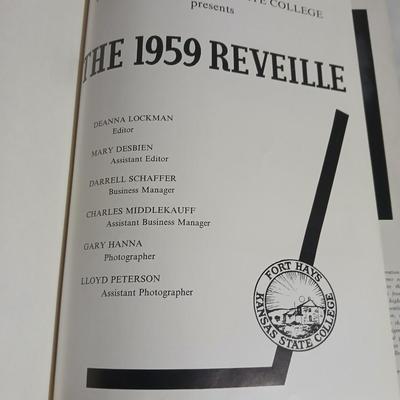 Four Reville Yearbooks 1958,1963 & others- Fort Hays Kansas State college