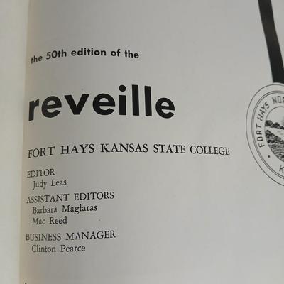 Four Reville Yearbooks 1958,1963 & others- Fort Hays Kansas State college
