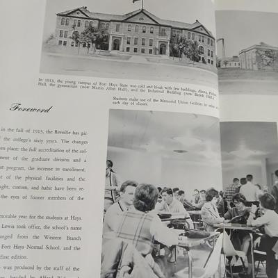 Four Reville Yearbooks 1958,1963 & others- Fort Hays Kansas State college
