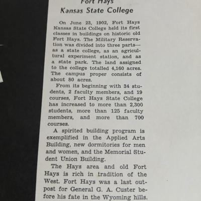 Four Reville Yearbooks 1958,1963 & others- Fort Hays Kansas State college