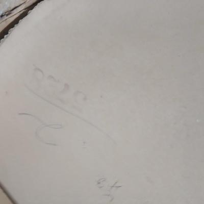 Antique Convex round photo frame with portraits - 1909