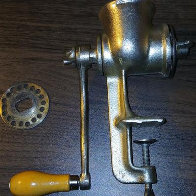 Like new Vintage Climax table mount food & meat grinder / chopper