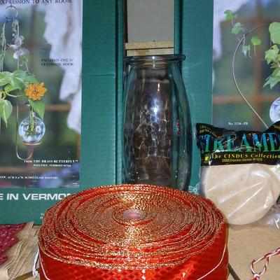 Happy Valentine's Day! Valentines' vases, faux flowers, and plant rooters