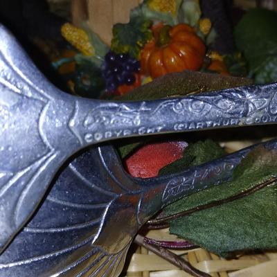 Thanksgiving - Fall & a little Halloween Decorations with Arthur Court salad serving spoons