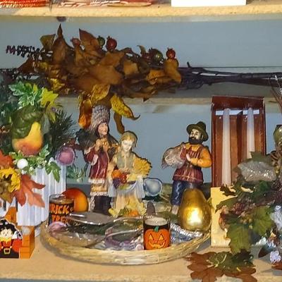 Thanksgiving - Fall & a little Halloween Decorations with Arthur Court salad serving spoons