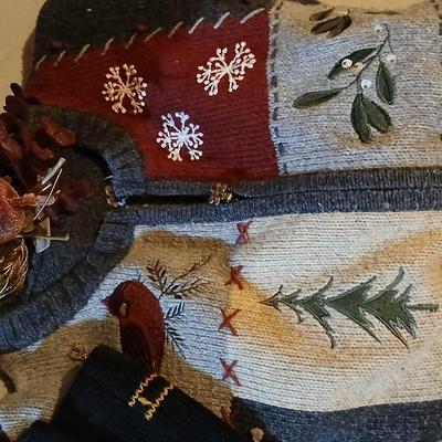 Christmas Decorations - and Women's Christmas clothing size L