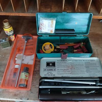 Rifle cleaning kits - some ammunition and more