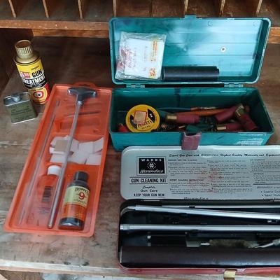 Rifle cleaning kits - some ammunition and more