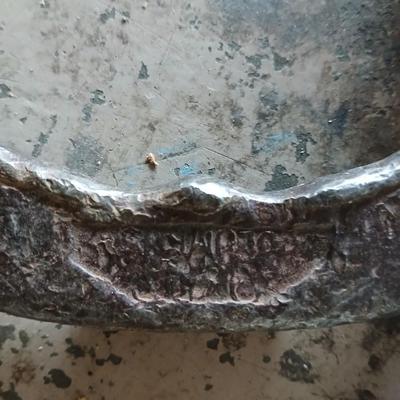 Three sets of vintage metal Horsehoe game shoes