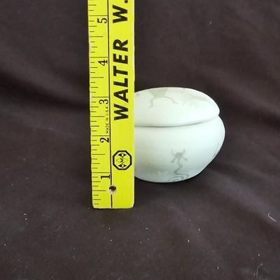 Two Matching Original hand-painted Native American Hozoni Pottery Signed