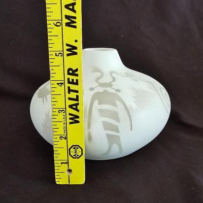 Two Matching Original hand-painted Native American Hozoni Pottery Signed