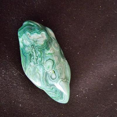 Fine Tuscon Cleo Teissedre Southwestern Native American Storyteller Figurine with polished stones