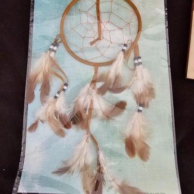 Limited edition with COA Native American doll Cathay with brand new dream catcher
