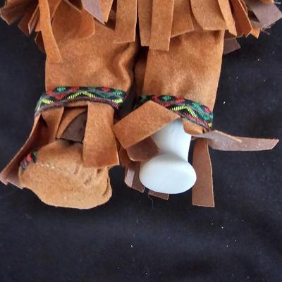 Limited edition with COA Native American doll Cathay with brand new dream catcher
