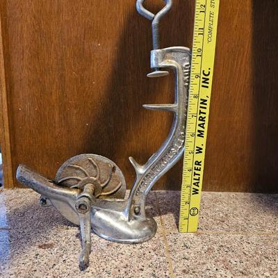 Chop-Rite Cherry Stoner Pottstown USA, Antique Cherry Stoner