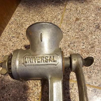 Vintage table mount # 1 universal meat grinder