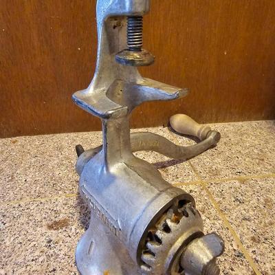 Vintage table mount # 1 universal meat grinder