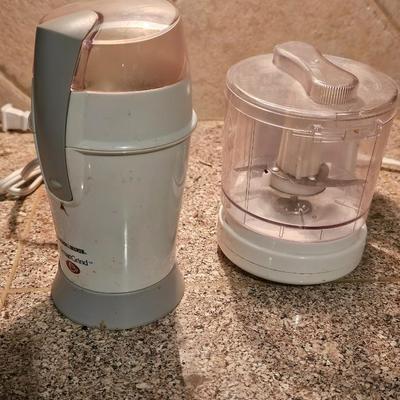 Small food chopper and coffee grinder