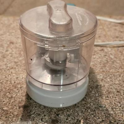 Small food chopper and coffee grinder