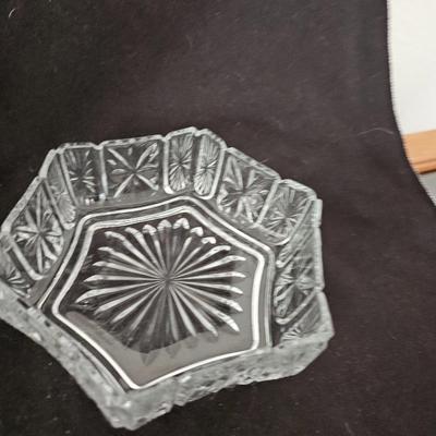 Vintage Glass dishware - collection of beautiful pressed glass dishes