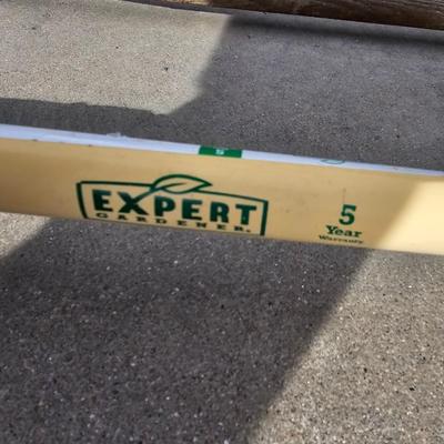 Get ready for yard work! Yard hand tools -- rake - hoe - shovel and weeder