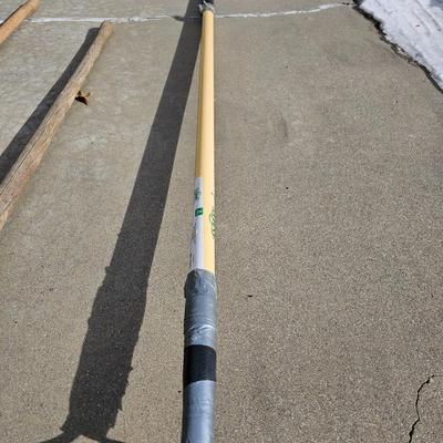 Get ready for yard work! Yard hand tools -- rake - hoe - shovel and weeder