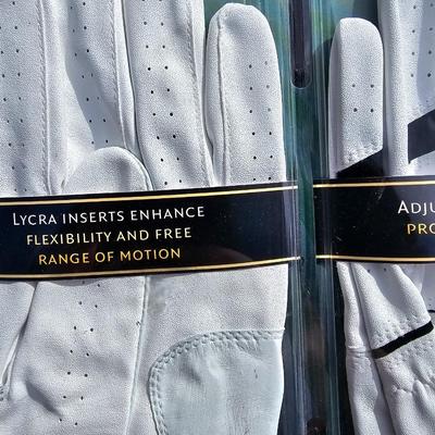 Brand new Callaway golf gloves with a pair of DryJoys golf shoes