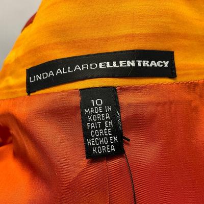 429 New with Tag LINDA ALLARD ELLEN TRACY Papaya Jacket Size 10