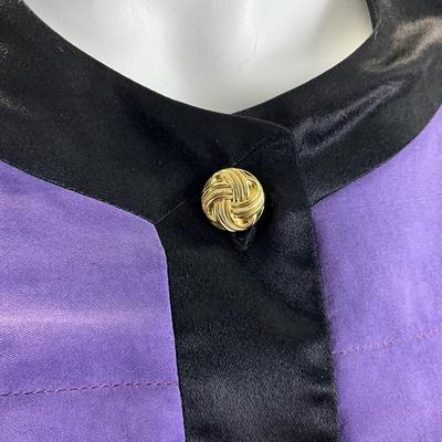 432 Vintage BERGDORF GOODMAN Purple Cropped Jacket Size 6