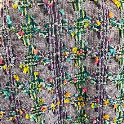 433 Vintage CARLISLE Lavender Multicolor Jacket Size 6